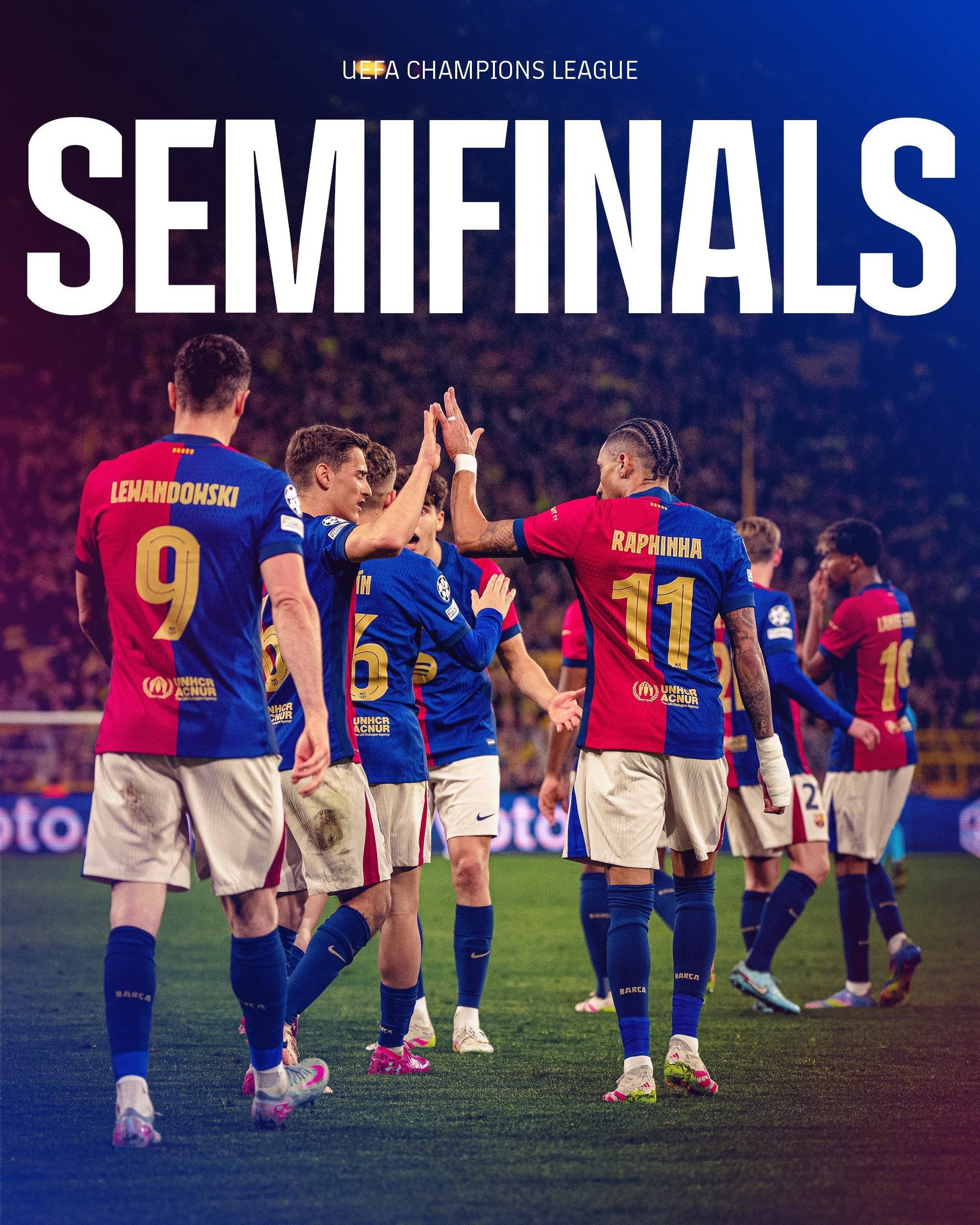 巴萨球员备战拜仁，争取胜利